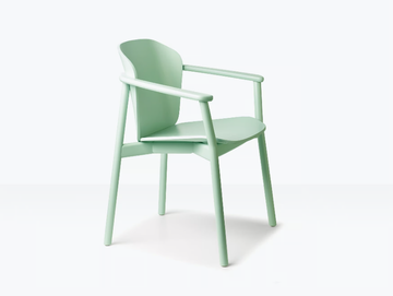 FINN ALL WOOD - Wooden chair with armrests by SCAB DESIGN - view 2